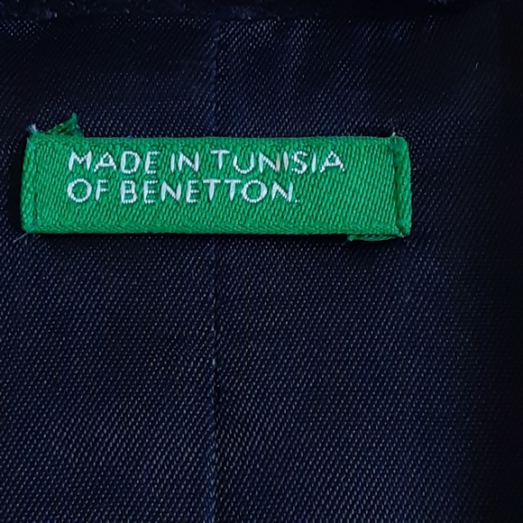 UNITED COLORS OF BENETTON made in Tunisia Wool Blend Blazer - Picture 4 of 9